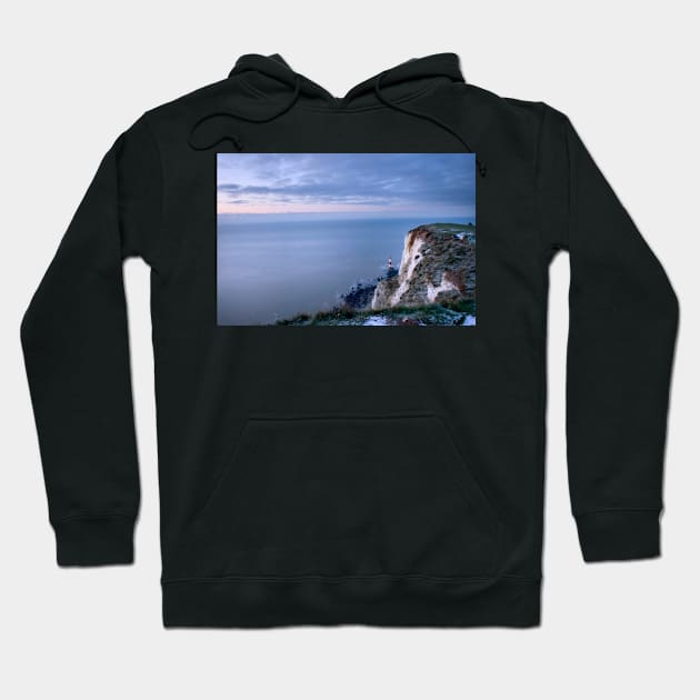 View over Beachy Head at sunrise in January Hoodie by karenadams